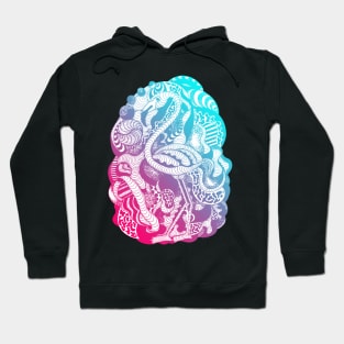 Dual Color Lost Flamingo Hoodie